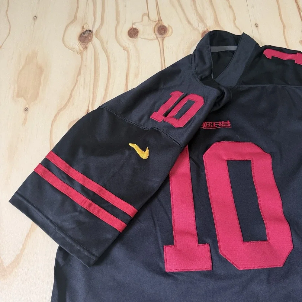 San Francisco 49ers Jersey Mens Large NFL Football Nike Dri Fit Garoppolo